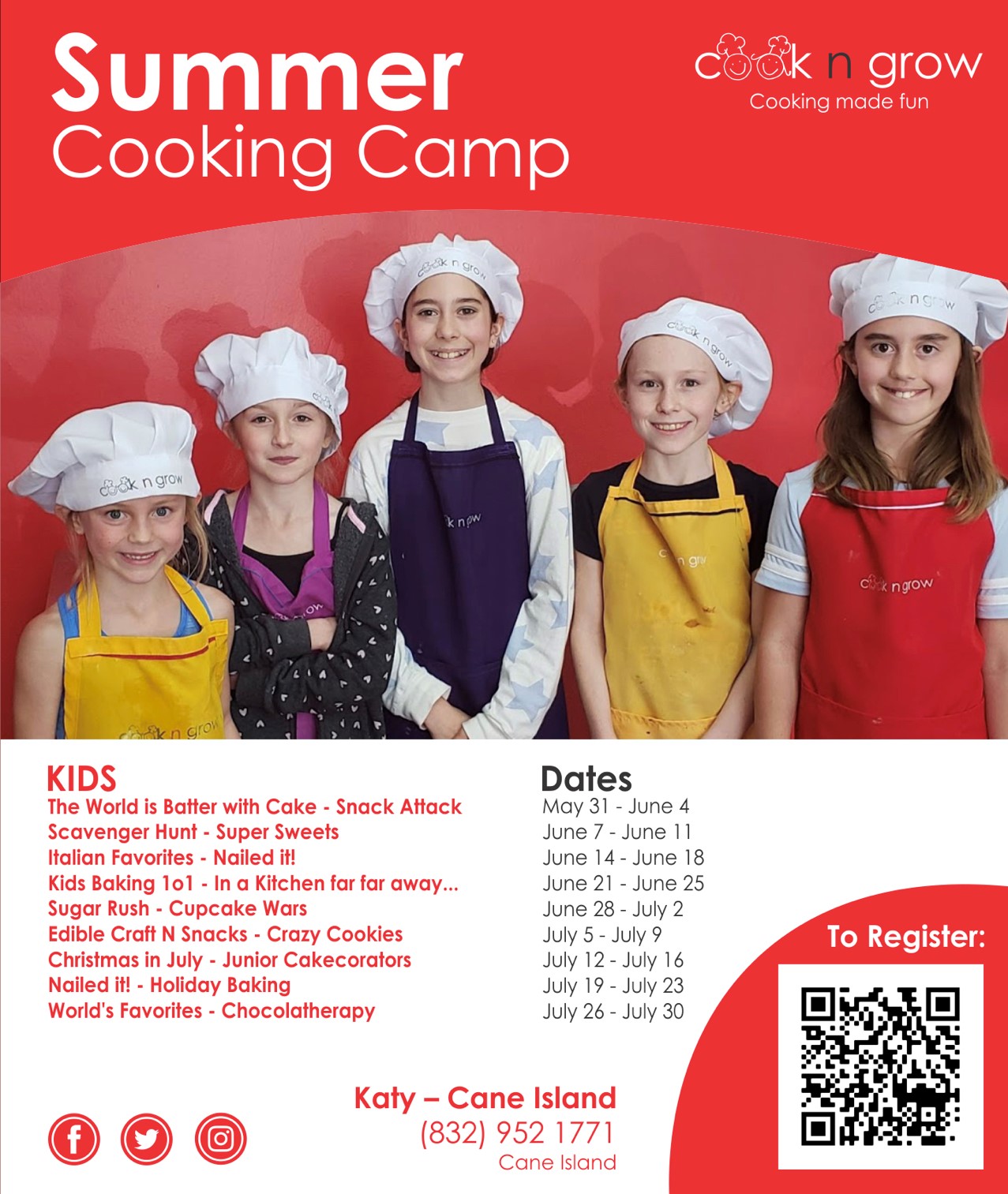 Calling All Junior Chefs Cane Island Hosts Kids Summer Cooking Camps