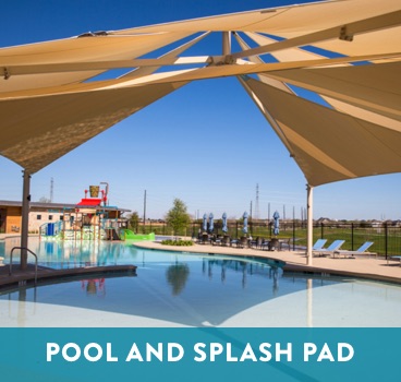 Pool and Splash Pad at Cane Island in Katy, TX